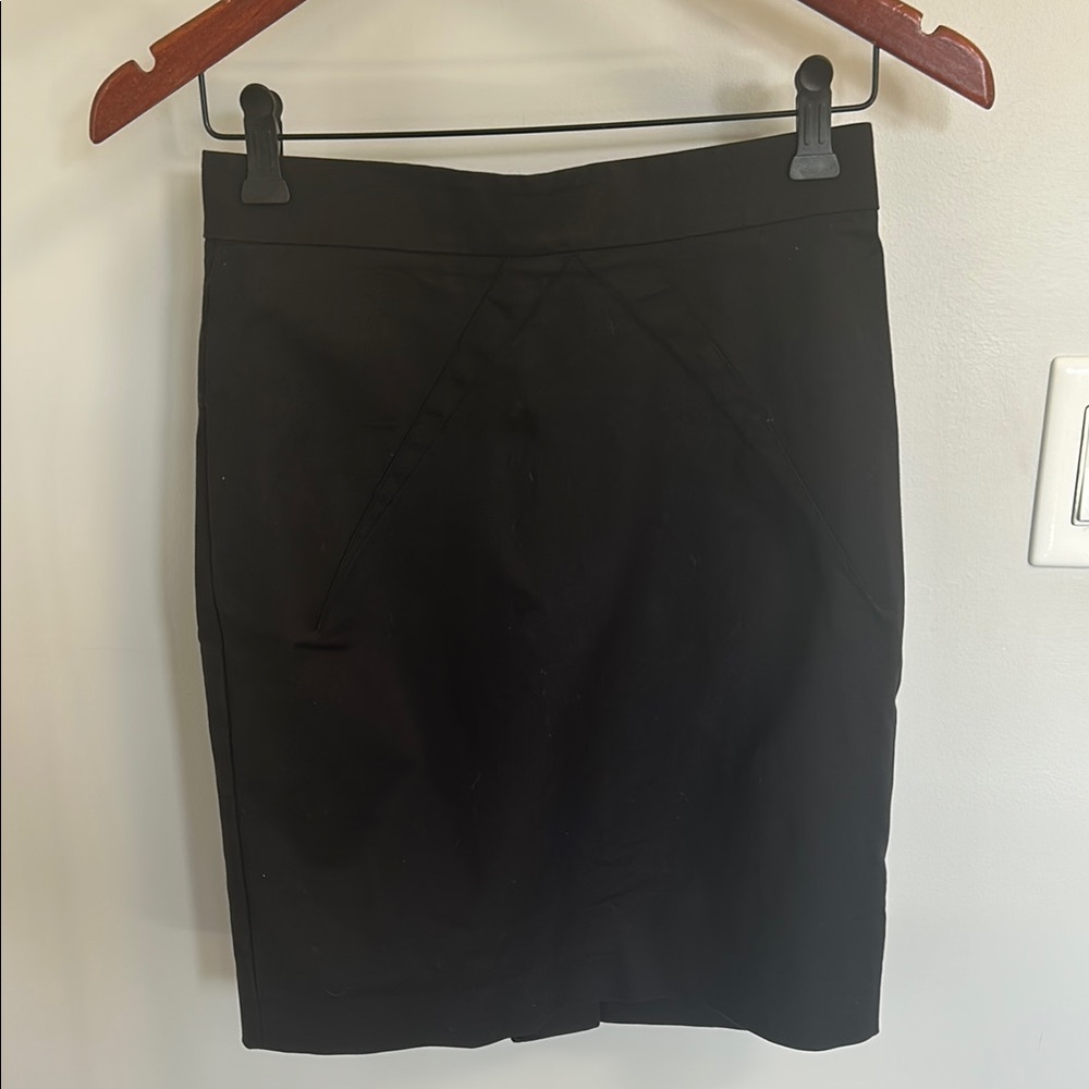 D&G Black Pencil Skirt Knee-Length Workwear